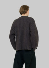 Load image into Gallery viewer, Chunky Mockneck Sweater, Dark Plum
