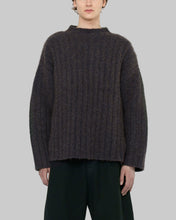 Load image into Gallery viewer, Chunky Mockneck Sweater, Dark Plum
