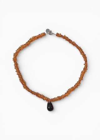 Corail Necklace, Amber / Smoke