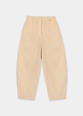 Corduroy Curved Pants, Angora