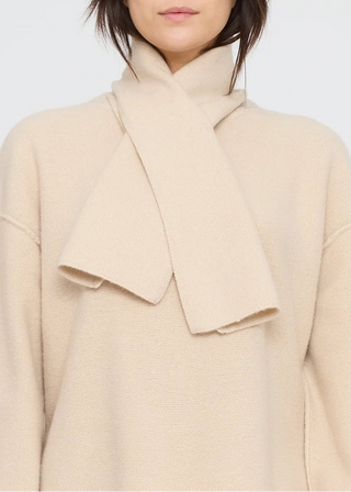 Cross Scarf, Off-White