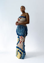 Load image into Gallery viewer, Deconstructed Tie Dye Gathered Tube Dress

