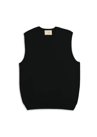 Yogi Cashmere Vest, Black