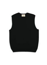 Load image into Gallery viewer, Yogi Cashmere Vest, Black
