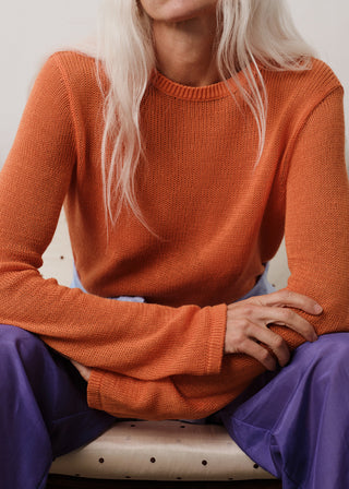 The Knit Long Sleeve, Apricot