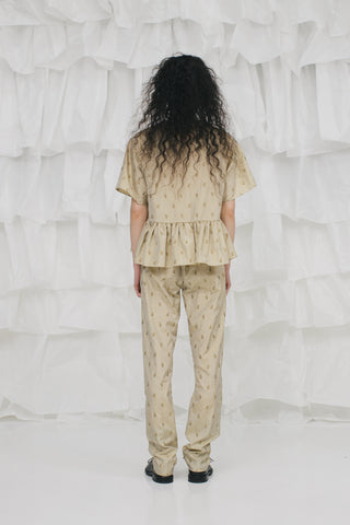 Walk Trouser Long, Gold