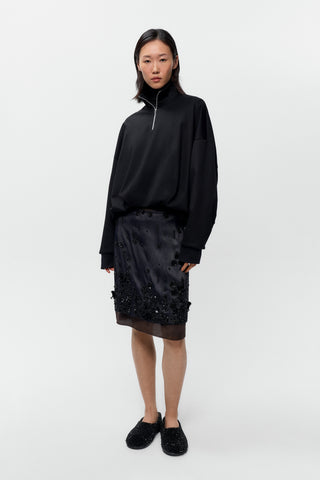 Embellished Skirt, Black