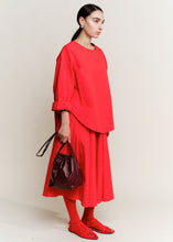 Load image into Gallery viewer, Relaxed Circle Skirt, Crimson
