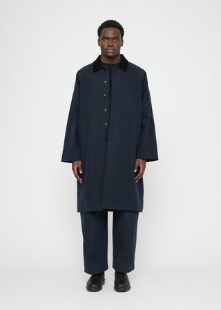 Fall Duster, Waxed Navy