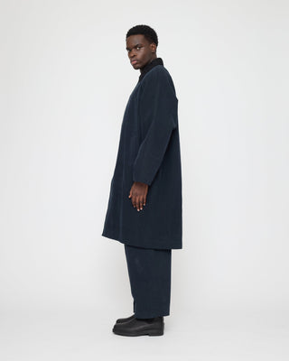 Fall Duster, Waxed Navy
