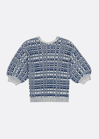 Film Top, Navy Check