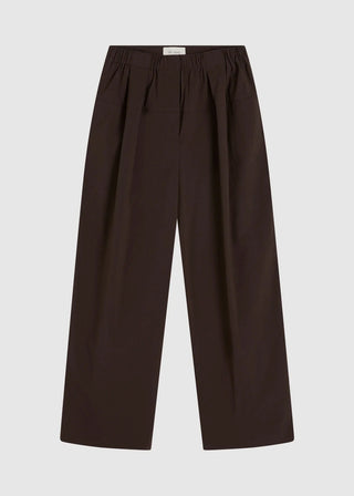 Relaxed Pleat Pants, Bark