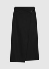 Load image into Gallery viewer, Tailored Wrap Skirt, Black
