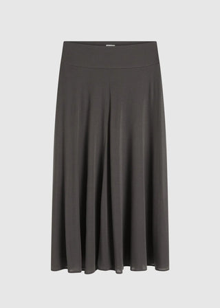Fluid Jersey Skirt, Soot