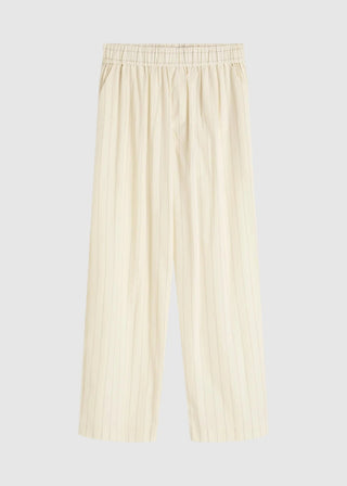 Everyday Relaxed Pants, Ecru Stripe