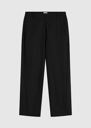 Fine Band Balloon Pants, Black