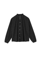 Load image into Gallery viewer, Hannah Shirt, Black / White Dot
