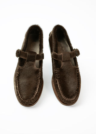 Alber Calf Hair, Dark Brown