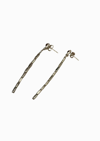 Criteria Earrings, Silver