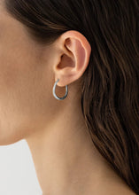 Load image into Gallery viewer, Momento Mini Hoops, Sterling Silver
