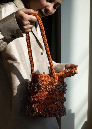 La Gemme Mini Bucket Bag, Lobster
