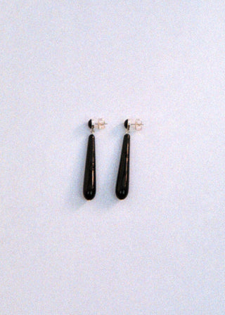 Maryam Earrings, Black