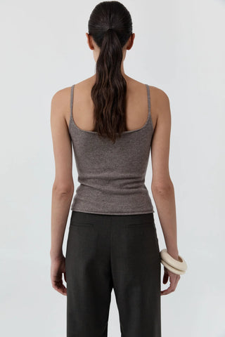 Merino Wool Slim Tank, Vapor