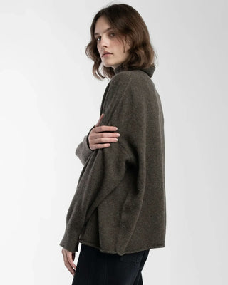 Cashmere High Neck Sweater, Cypress