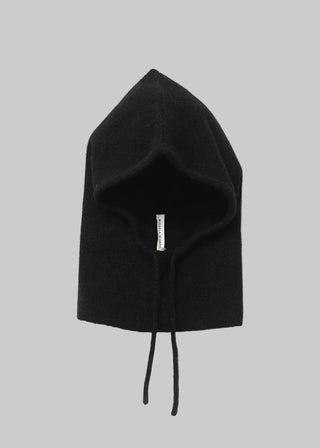 Knit Hood, Black