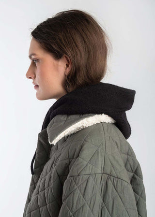 Knit Hood, Black