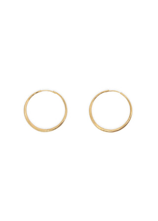 Momento Large Hoops, 14k Gold Vermeil