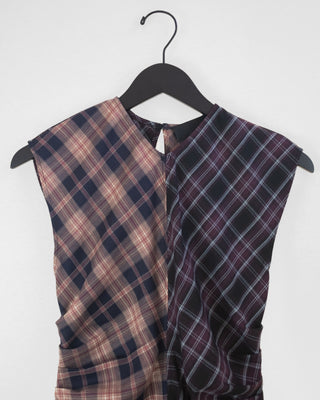 Rochelle Dress, Plum/Pink Plaid