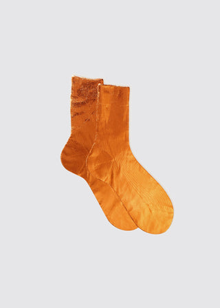 One Ribbed Laminated Socks, Rame
