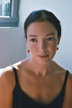 Load image into Gallery viewer, Gota Mini Earrings, Red
