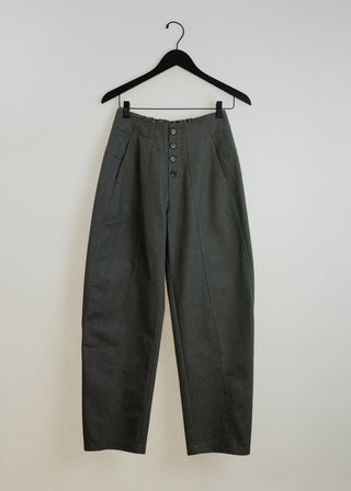 Aldous Barrel Leg Jean, Olive