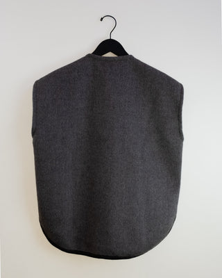Wool Cashmere Pernielle Vest, Mink