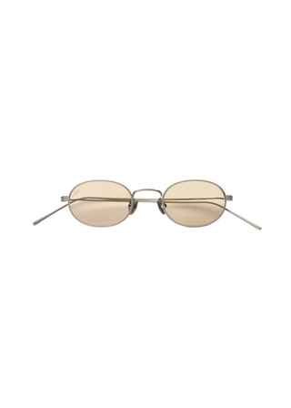 Rio, Brushed Silver / Beige Lens