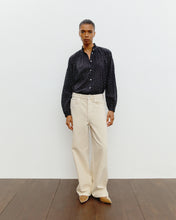 Load image into Gallery viewer, Hannah Shirt, Black / White Dot
