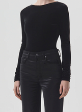 Load image into Gallery viewer, Corrin Scoop Back Bodysuit, Black
