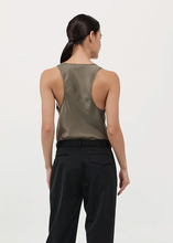 Load image into Gallery viewer, Racer Back Bias Tank, Kelp
