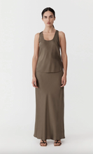 Load image into Gallery viewer, Bias Slip Skirt, Kelp
