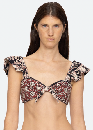 Danae Bikini Top, Red