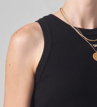 Load image into Gallery viewer, Isabel Rib Tank, Black
