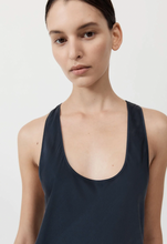Load image into Gallery viewer, Soft Silk Bias Tank Dress, Inkwell
