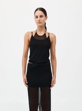Load image into Gallery viewer, Layered Halter Tank, Black
