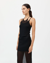 Load image into Gallery viewer, Layered Halter Tank, Black
