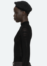 Load image into Gallery viewer, Lorena Knit Beret, Black
