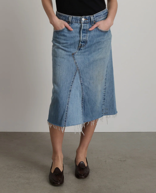 Vintage Insert Skirt, Vintage Indigo