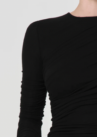 Tania Twist Tee, Black