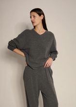 Load image into Gallery viewer, Jovie Sweater, Dark Heather Grey
